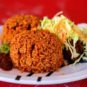 Jollof Rice with Stew
